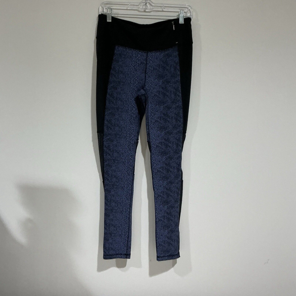 Woman’s Cali Large Blue Black Long Active Jogging Pants